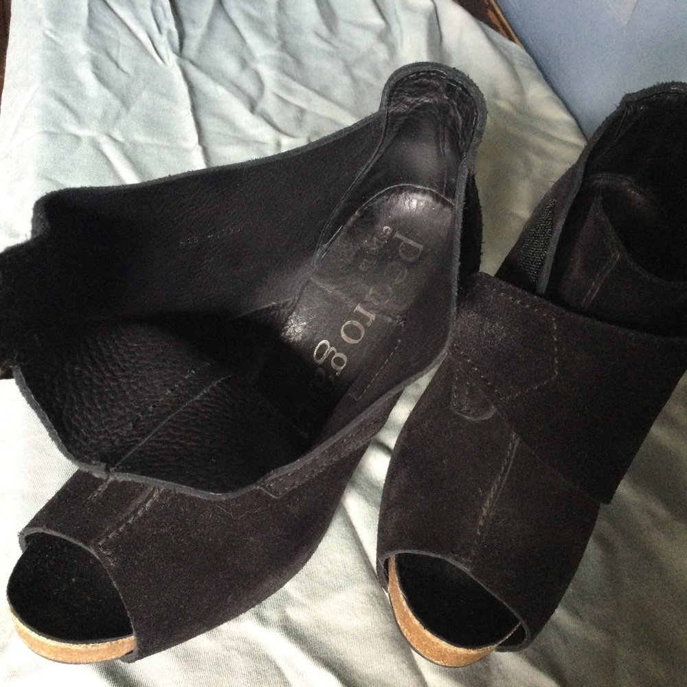 Pedro Garcia Chenoa black suede booties 37 - Picture 7 of 12